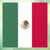 Mexiko-Flagge Fensteraufkleber (Blatt 3)