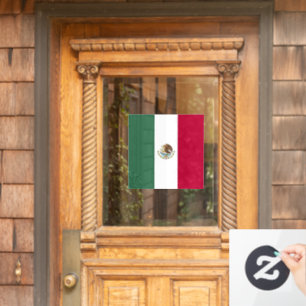 Mexiko-Flagge Fensteraufkleber