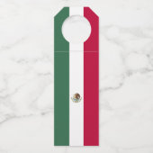 Mexiko-Flagge Flaschenanhänger (Rückseite)
