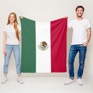 Mexiko-Flagge Fleecedecke