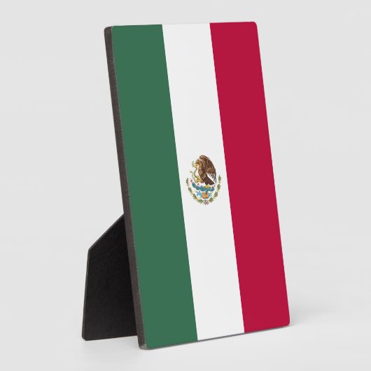 Mexiko-Flagge Fotoplatte (Seite)