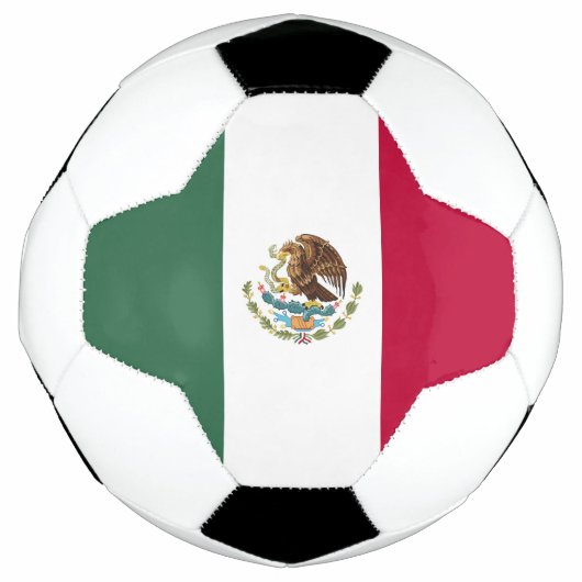 Mexiko-Flagge Fußball (Vorderseite)