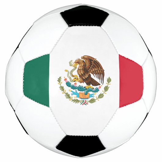 Mexiko-Flagge Fußball (Vorderseite)