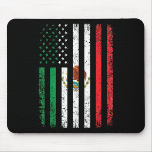 Mexiko-Flagge Geschenk 4. Juli USA Amerikanisch Me Mousepad