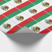 Mexiko-Flagge Geschenkpapier (Ecke)