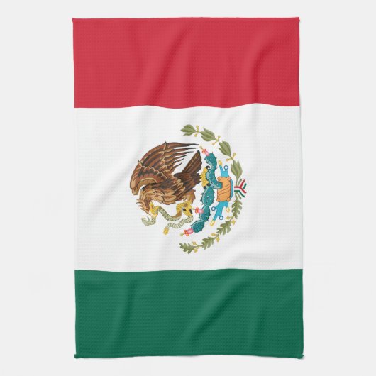 Mexiko-Flagge Geschirrtuch (Vertikal)