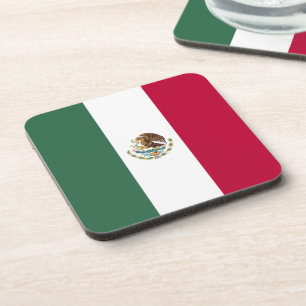 Mexiko-Flagge Getränkeuntersetzer