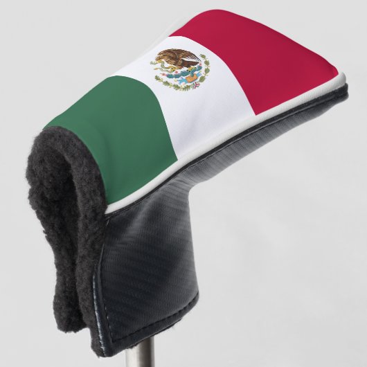 Mexiko-Flagge Golf Headcover (3/4 Vorderseite)