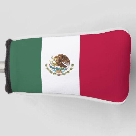 Mexiko-Flagge Golf Headcover (Vorderseite)