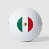 Mexiko-Flagge Golfball (Vorderseite)