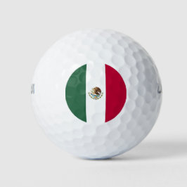 Mexiko-Flagge Golfball