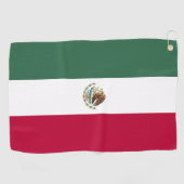Mexiko-Flagge Golfhandtuch (Horizontal)