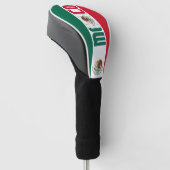 Mexiko Flagge Gorgetic Patriotic Golf Headcover (angewinkelt)