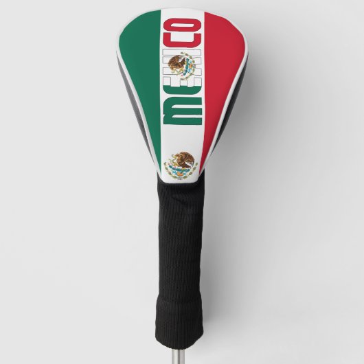 Mexiko Flagge Gorgetic Patriotic Golf Headcover (Vorderseite)