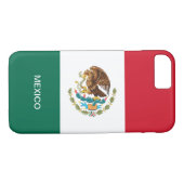 Mexiko-Flagge iPhone Fall Case-Mate iPhone Hülle (Rückseite (Horizontal))