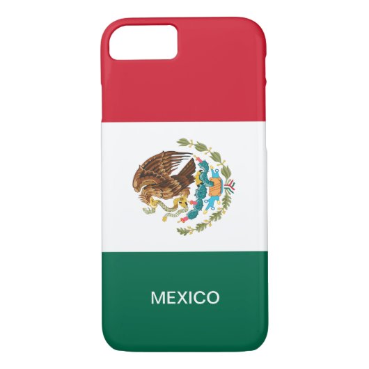 Mexiko-Flagge iPhone Fall Case-Mate iPhone Hülle (Rückseite)