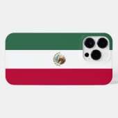 Mexiko-Flagge iPhone Hülle (Rückseite (Horizontal))