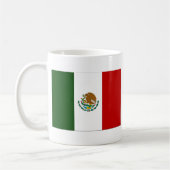 Mexiko-Flagge Kaffeetasse (Links)
