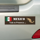 Mexiko-Flagge + Karten-Autoaufkleber Autoaufkleber (Auf Auto)