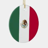 Mexiko-Flagge Keramik Ornament (Rechts)