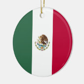 Mexiko-Flagge Keramik Ornament (Links)
