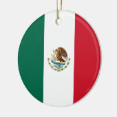 Mexiko-Flagge Keramikornament (Links)
