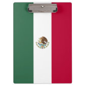 Mexiko-Flagge Klemmbrett (Vorderseite)