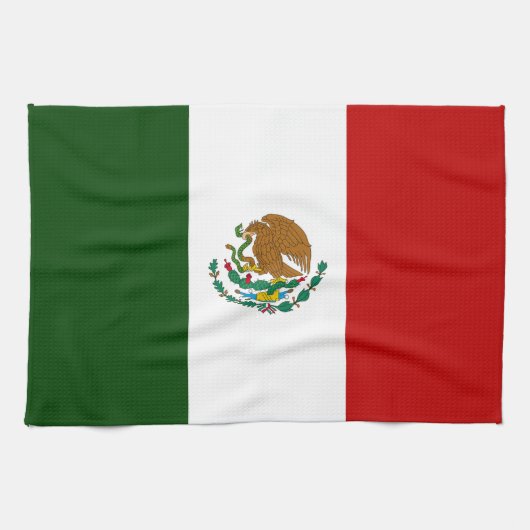 Mexiko-Flagge Küchentuch (Horizontal)
