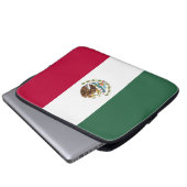 Mexiko-Flagge Laptopschutzhülle (Vorne Knopf)