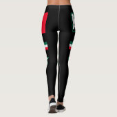Mexiko-Flagge Leggings (Rückseite)