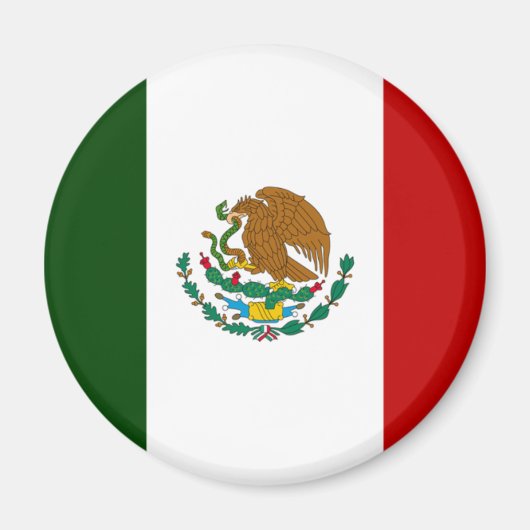Mexiko-Flagge Magnet (Vorne)