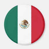 Mexiko-Flagge Magnet (Vorne)