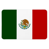 Mexiko-Flagge Magnet (Horizontal)