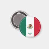 Mexiko-Flagge-Magnet Magnet (Vorderseite/Rückseite)