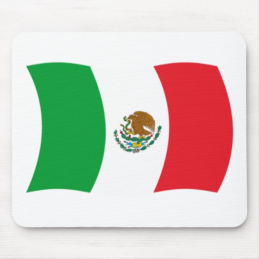 Mexiko-Flagge-Mauspad Mousepad (Vorne)