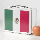 Mexiko-Flagge Metall Brotdose (Beispiel)