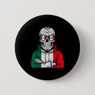 Mexiko-Flagge mexikanischer Stolz mexikanische Wur Button