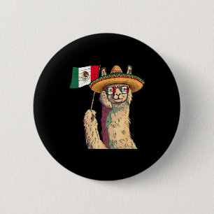 Mexiko-Flagge mexikanischer Stolz mexikanische Wur Button