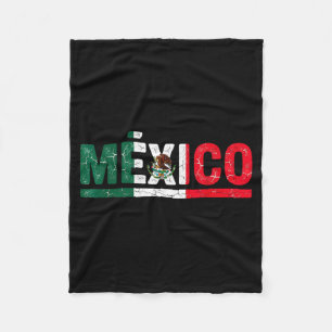 Mexiko-Flagge mexikanischer Stolz mexikanische Wur Fleecedecke