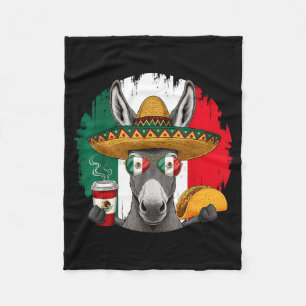 Mexiko-Flagge mexikanischer Stolz mexikanische Wur Fleecedecke