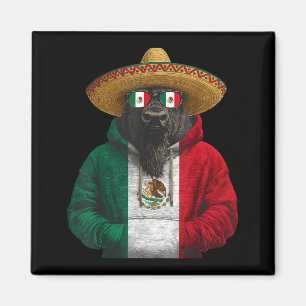 Mexiko-Flagge mexikanischer Stolz mexikanische Wur Magnet