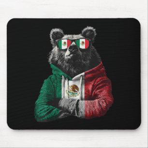 Mexiko-Flagge mexikanischer Stolz mexikanische Wur Mousepad