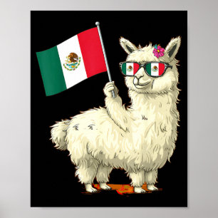 Mexiko-Flagge mexikanischer Stolz mexikanische Wur Poster