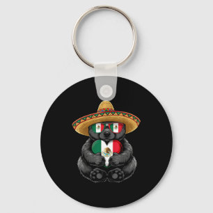 Mexiko-Flagge mexikanischer Stolz mexikanische Wur Schlüsselanhänger