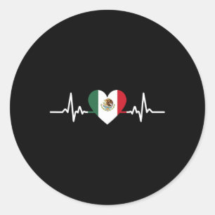 Mexiko-Flagge mexikanisches Unabhängigkeitstag Pro Runder Aufkleber