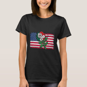 Mexiko - Flagge Mexikos - Amerikanische Flagge Ros T-Shirt