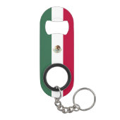 Mexiko-Flagge Mini Flaschenöffner (Rückseite)