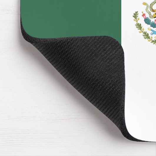 Mexiko-Flagge Mousepad (Ecke)