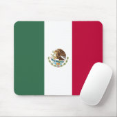 Mexiko-Flagge Mousepad (Mit Mouse)