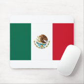 Mexiko-Flagge Mousepad (Mit Mouse)
